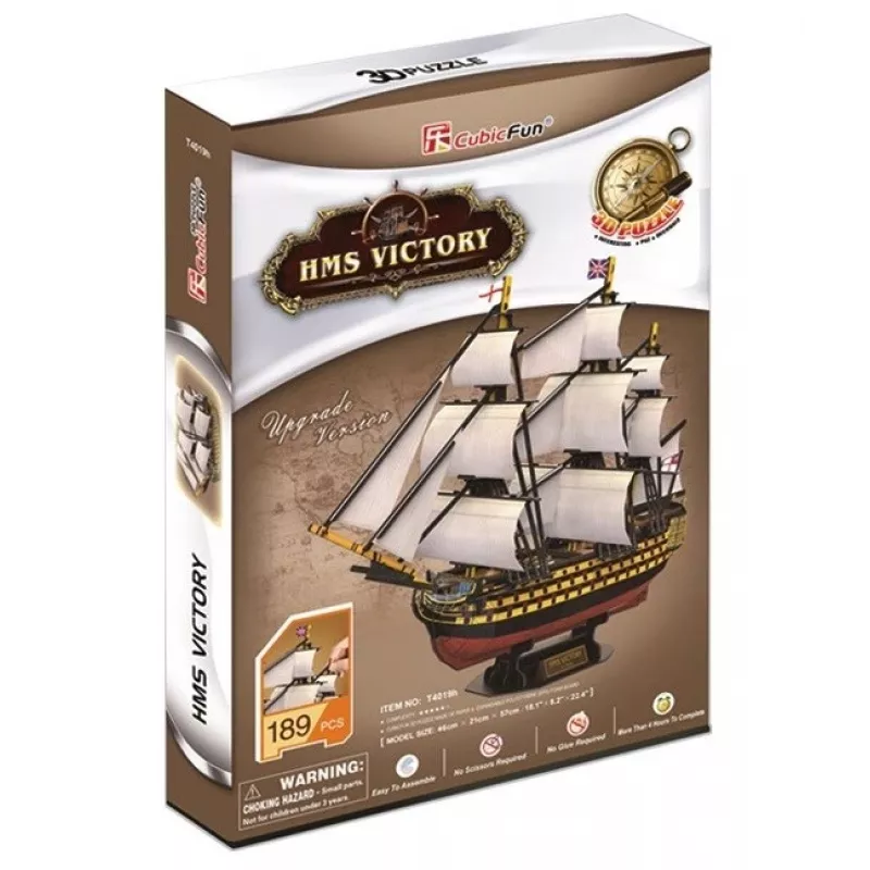 3D dėlionė CubicFun HMS Victory