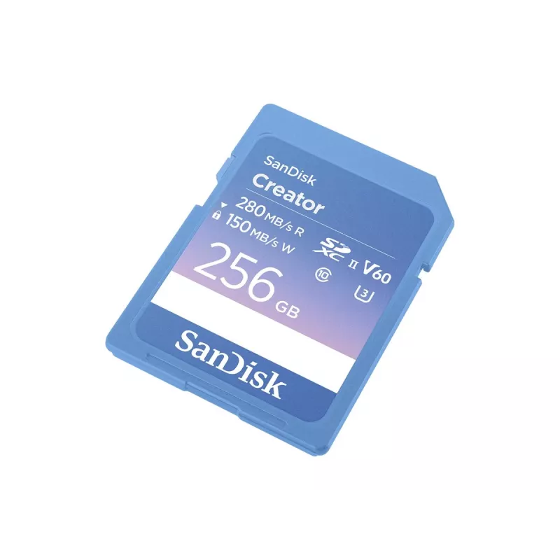 SanDisk Creator SD atminties kortelė UHS-II 256 GB didelis perdavimo greitis iki 280 MB/s