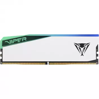 DIMM 48 GB DDR5-6000 (2x 24 GB) dviejų kanalų rinkinys, atmintis balta, PVER548G60C42KW, Viper Elite 5 RGB, INTEL XMP, AMD EXPO