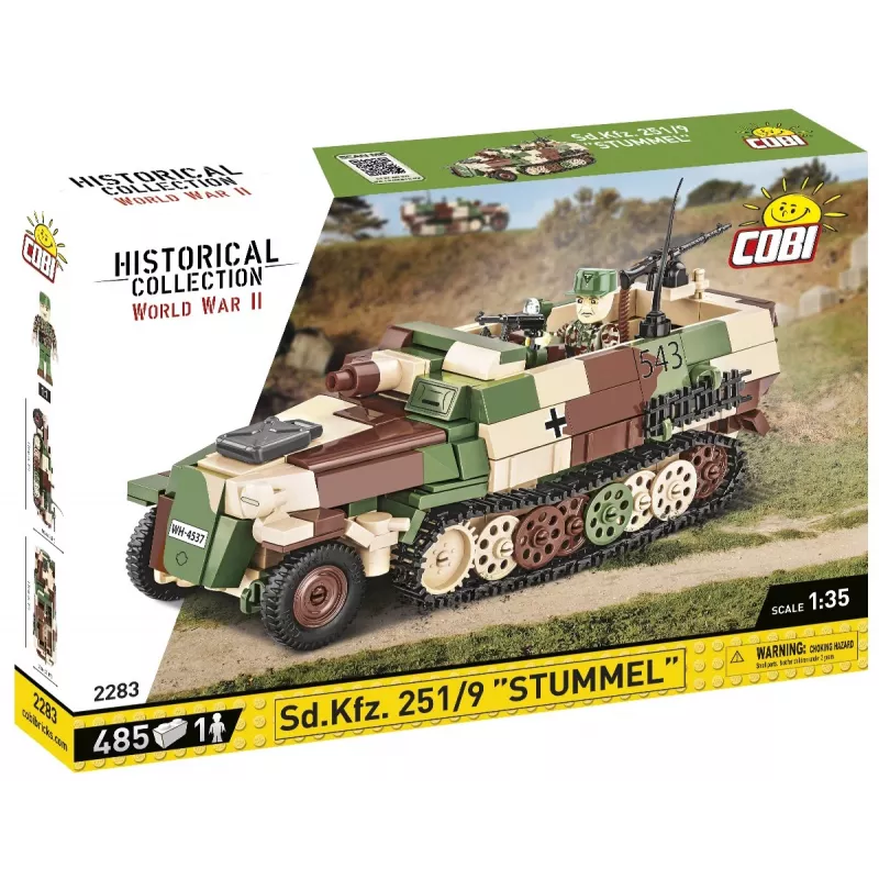 Sd.Kfz. 251/9 Stummel, konstrukcinis žaislas