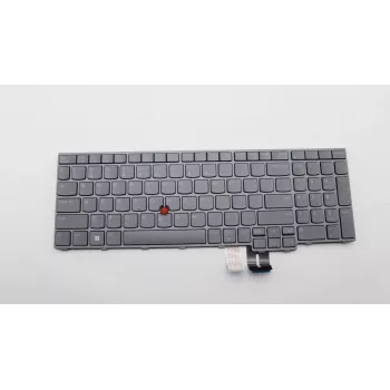 Nešiojamojo kompiuterio klaviatūra Lenovo Chicony ThinkPad P16 Gen 1 QWERTY apšviesta keičiamoji