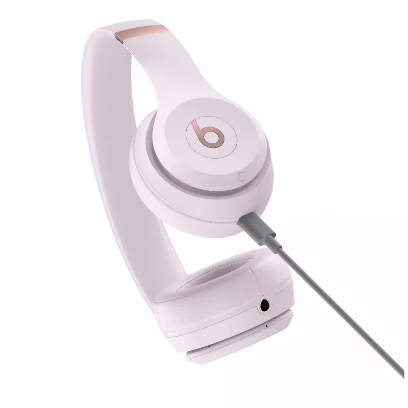 Belaidės ausinės Beats Solo 4 - rausvai rožinė