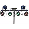 LED PAR šviestuvas EUROLITE KLS Laser Bar Next FX 51741094 — kompaktiškas scenos apšvietimas su integruotais lazerio efektais