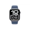 Apple Watch S10 Aluminium Cellular 42mm Sidabrinis (Sport bracelet denim) S/M