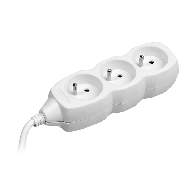 Tracer PowerCord ilgintuvas su 3 lizdais, 3 m, baltas