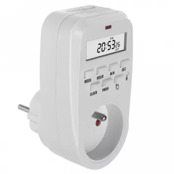 Skaitmeninis laikmačio jungiklis GreenBlue GB362 — programuojamas laikmatis elektros prietaisams, modelis GB362