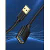 Ugreen ilginamojo kabelio adapteris USB 3.0 (moteriška) į USB 3.0 (vyriška) 2 m (juodas)