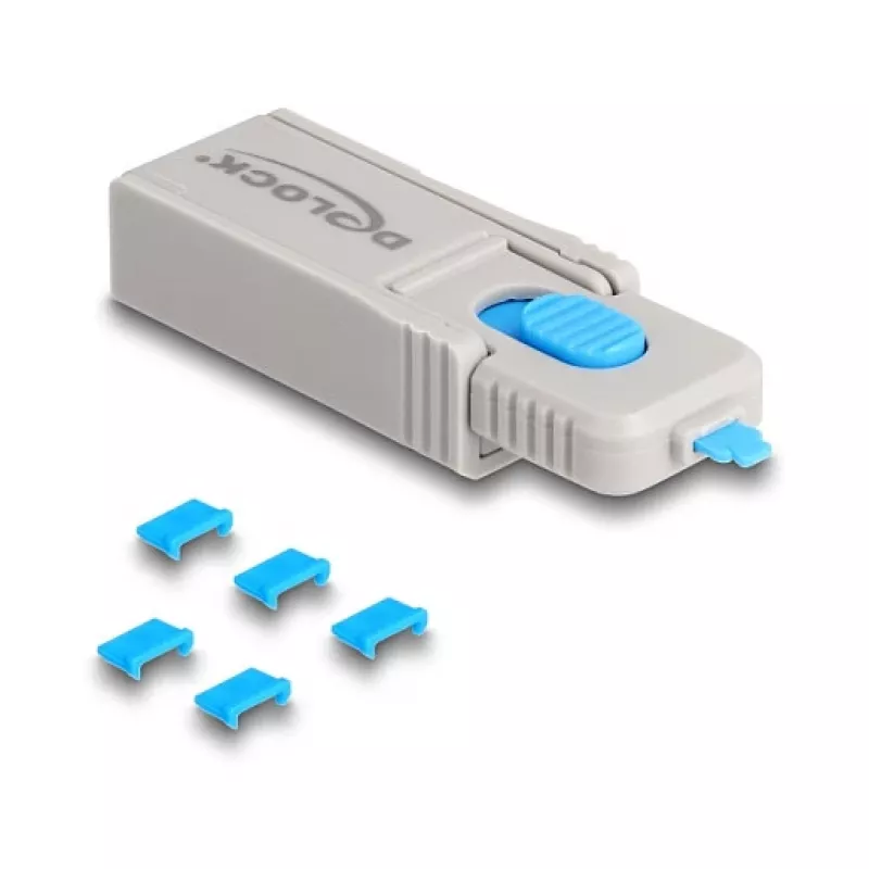 Prievadų blokatorius DeLOCK 20925 Micro USB 5 vnt. + užrakto įrankis