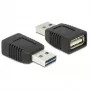 USB jungtis DeLOCK EASY-USB juoda 65965