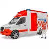 Bruder 1/16 Mercedes-Benz Sprinter Greitosios pagalbos automobilis su vairuotoju