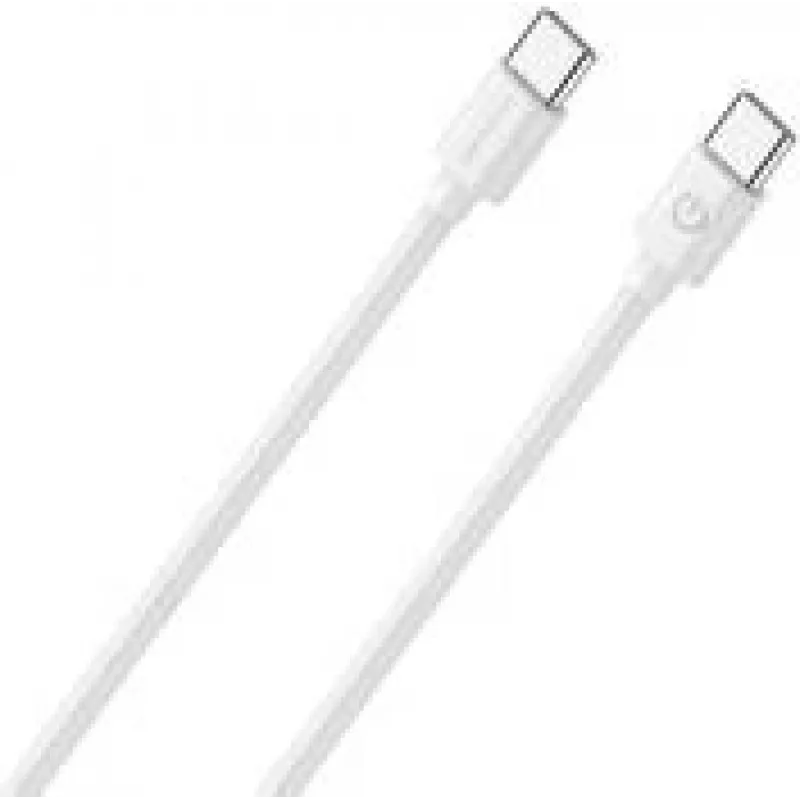 USB laidas RealPower 404307 USB 2.0 2 m USB C baltas
