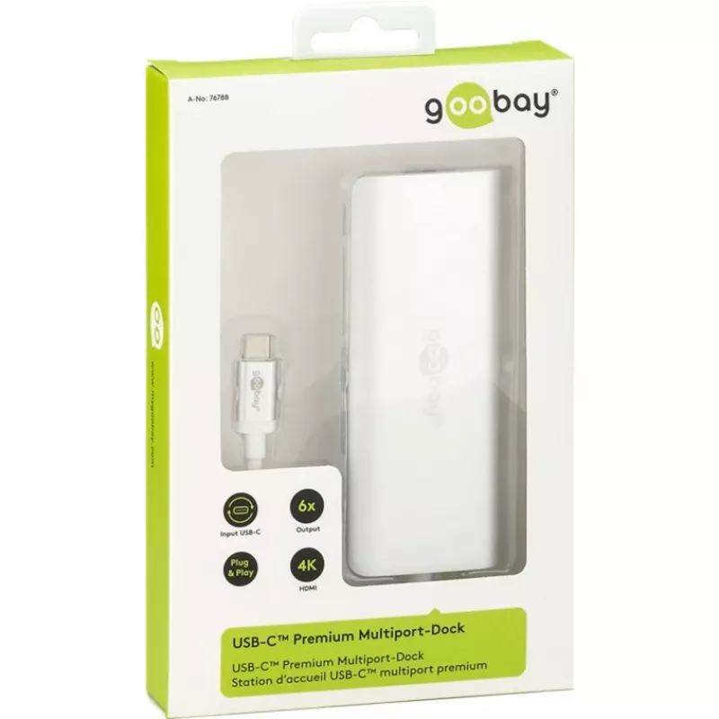 Wentronic goobay - USB-C dokinė stotelė - 10Mb LAN (76788)