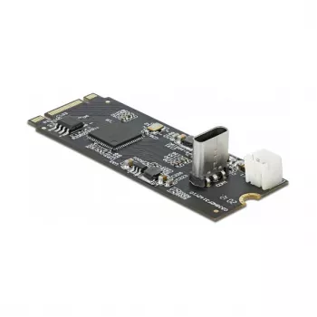 M.2 Key B+M kištukinis į USB Type-C lizdinę keitiklis, DeLOCK, 63174