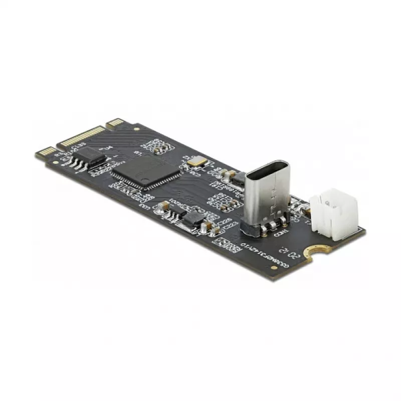 M.2 Key B+M kištukinis į USB Type-C lizdinę keitiklis, DeLOCK, 63174