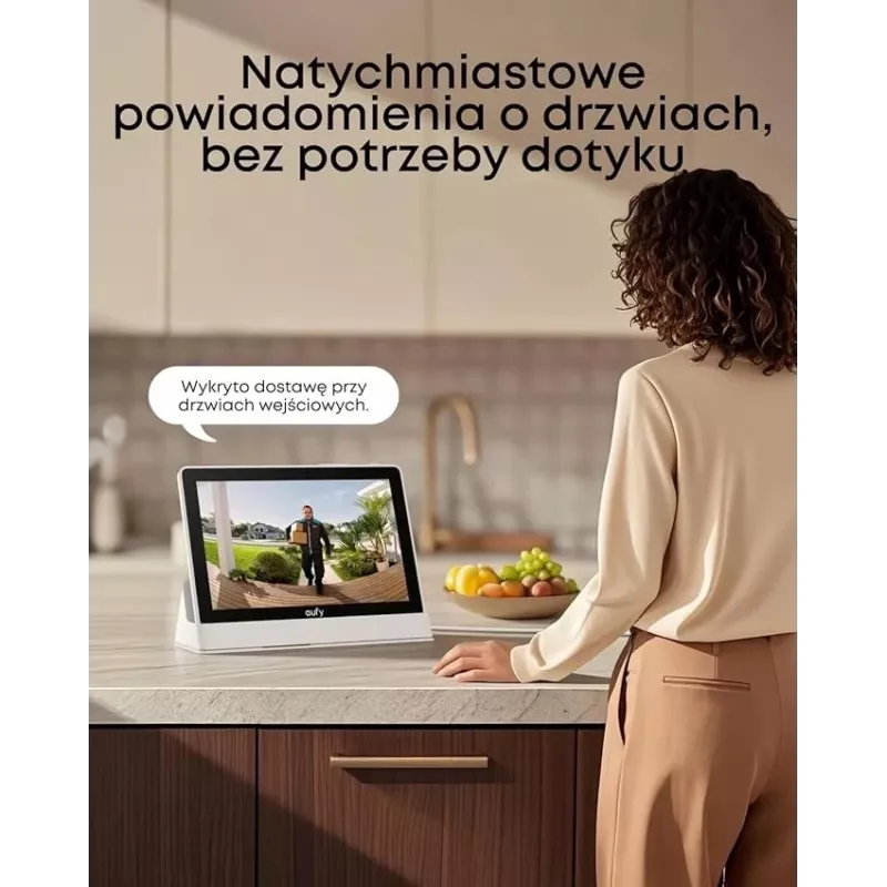 Namų apsaugos asistentas Anker Eufy T87A03W1 išmanusis įrenginys juoda/baltos spalvos