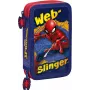 Penalas Kids Euroswan su 2 užtrauktukais ir priedais Spiderman raudonai mėlynas
