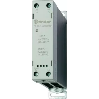 Finder SSR relė 22,5 mm korpuse 77.11.8.230.8250 1 normaliai atviras kontaktas (77.11.8.230.8250)
