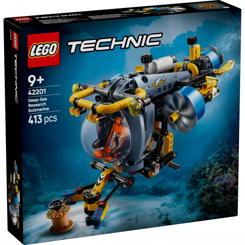 LEGO TECHNIC 42201 Giliavandenio tyrinėjimo povandeninis laivas