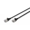 komutacinis kabelis Digitus CAT 6A klasė Ea F/FTP 5 m juodas
