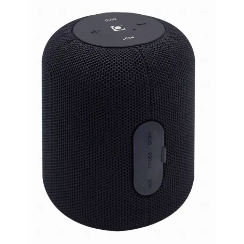 Mono nešiojamas garsiakalbis Gembird SPK-BT-15-BK — 5 W RMS, Bluetooth, MicroSD, 1200 mAh, juoda