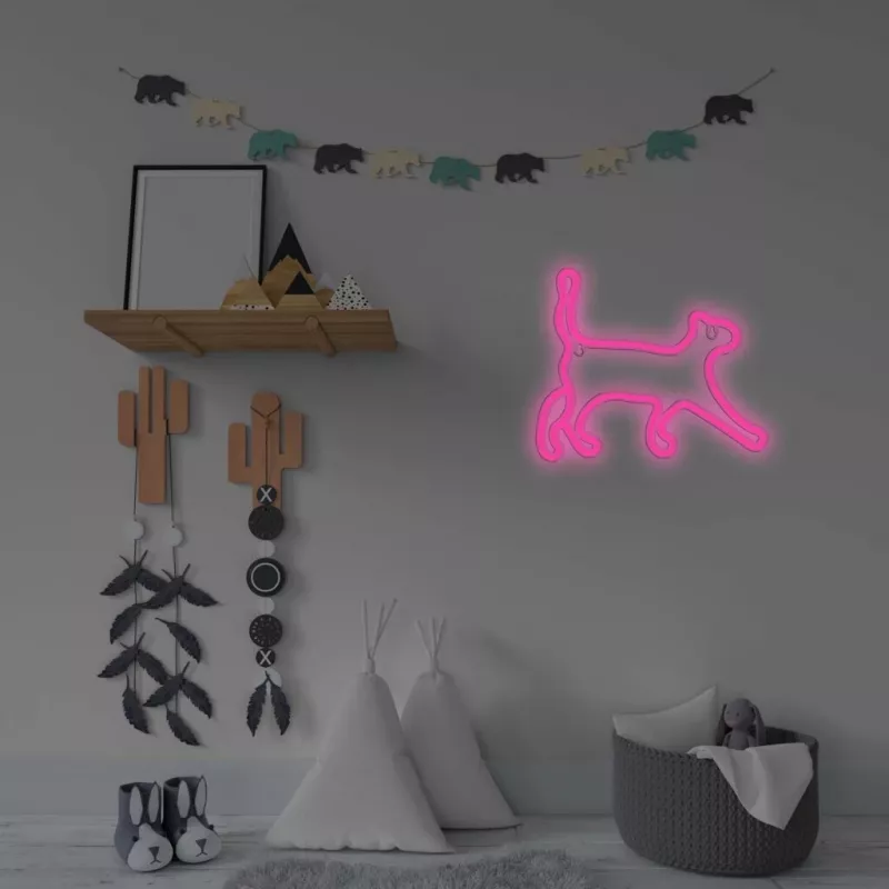Dekoratyvinė neoninio stiliaus LED šviestuvas MANTA SNL70PK Style Neon Lights CAT 2 Rožinė (modelis SNL70PK)