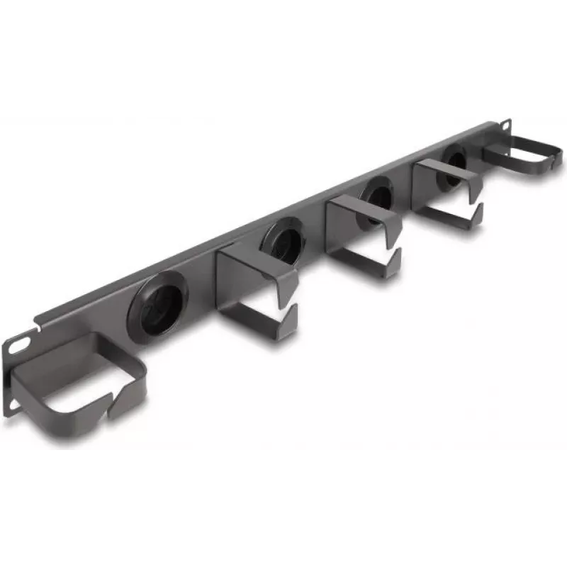 Kabelių valdymo skydelis DeLOCK 66751 pilkas metalas 48,3 cm