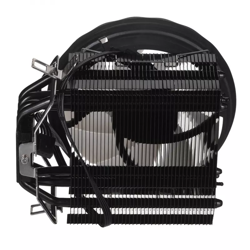 CPU aušintuvas AEROCOOL PGS Rave 4 FRGB 120 mm ventiliatorius, 4 šilumos vamzdeliai, ARGB, 120×25 mm, 1800 aps./min., 12 V, 0,5 A