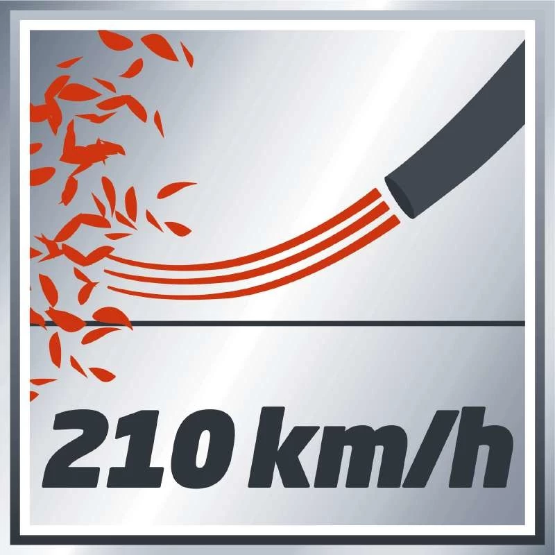 Einhell GE-CL 18 Li E - Solo belaidis lapų pūstuvas 210 km/h, juoda, raudona