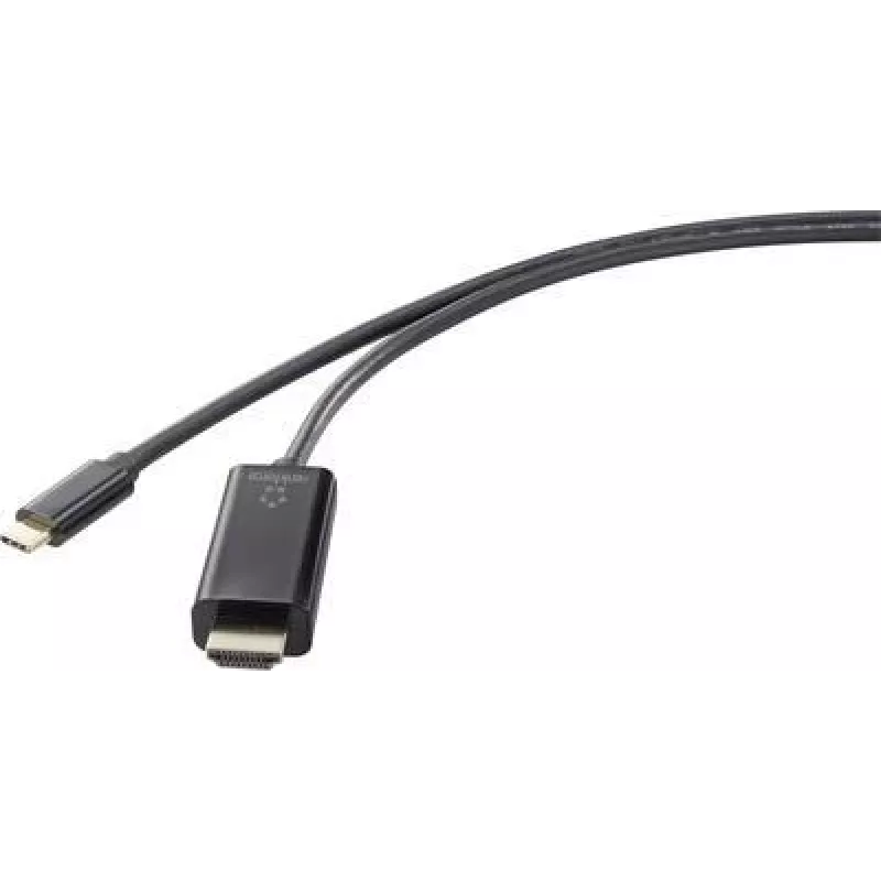 Renkforce RF-4531592 Vaizdo kabelis-adapteris 1,8 m USB Type-C HDMI juodas (RF-4531592)