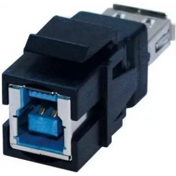 Kabelių adapteris Bachmann 917.401 USB 3.0 A į B juodas