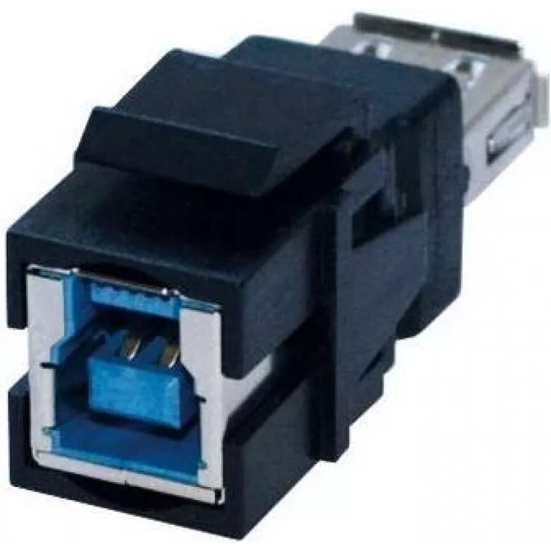 Kabelių adapteris Bachmann 917.401 USB 3.0 A į B juodas