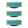 Skutimosi galvutė, skirta „Philips OneBlade QP235/50“ — 3 pakaitinės galvutės, mėlyna/žalia