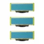 Skutimosi galvutė, skirta „Philips OneBlade QP235/50“ — 3 pakaitinės galvutės, mėlyna/žalia