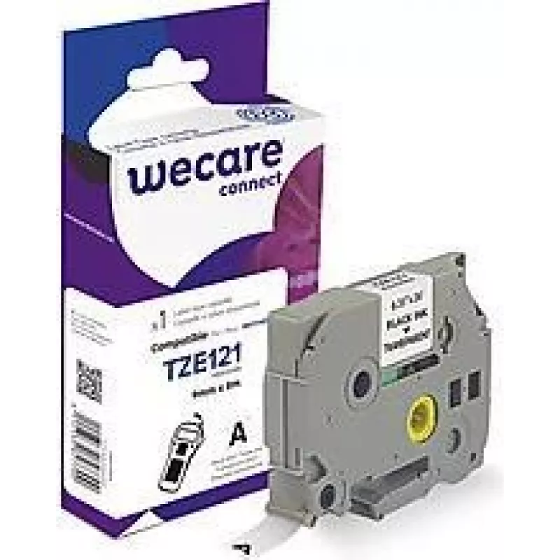 Etikečių gamybos juosta Armor K80020W4 Juoda ant permatomos TZe