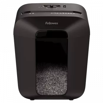 Fellowes Powershred LX41 popierinis smulkintuvas, dalelių pjovimas, juodas