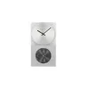 NeXtime klok 3028 OP Laikrodis, 16x30.2 cm, Sieninis, Stiklas, Sidabrinis