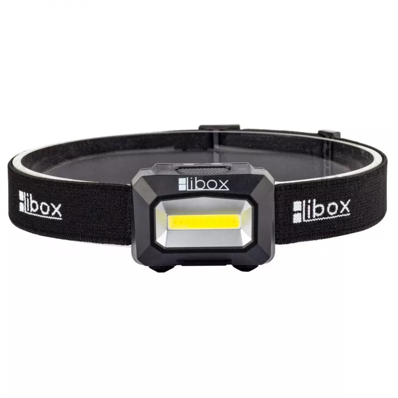 Libox LB0107 žibintuvėlis Juodas galvos dirželio žibintuvėlis LED