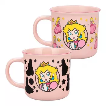 Keraminis karščio keičiamas puodelis Paladone Super Mario princesė Persikė — 300 ml