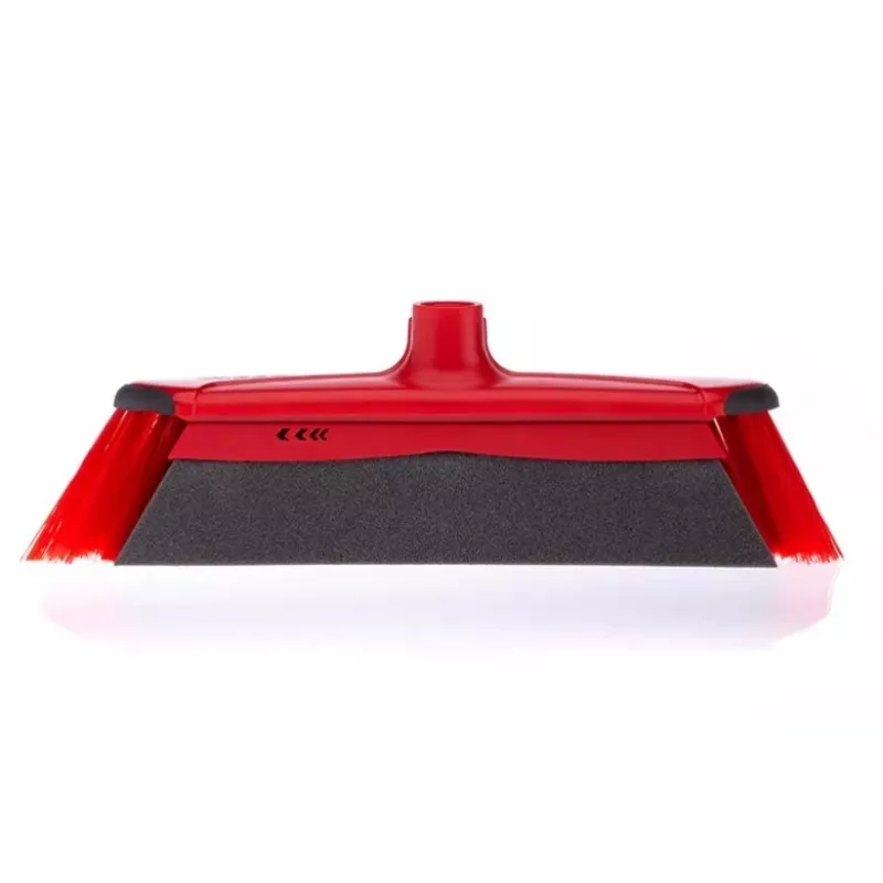 Grindų šluota VILEDA 143703 su kotu, technopolimeras, minkšti/kieti šereliai, vidaus patalpoms, 130 cm, raudona