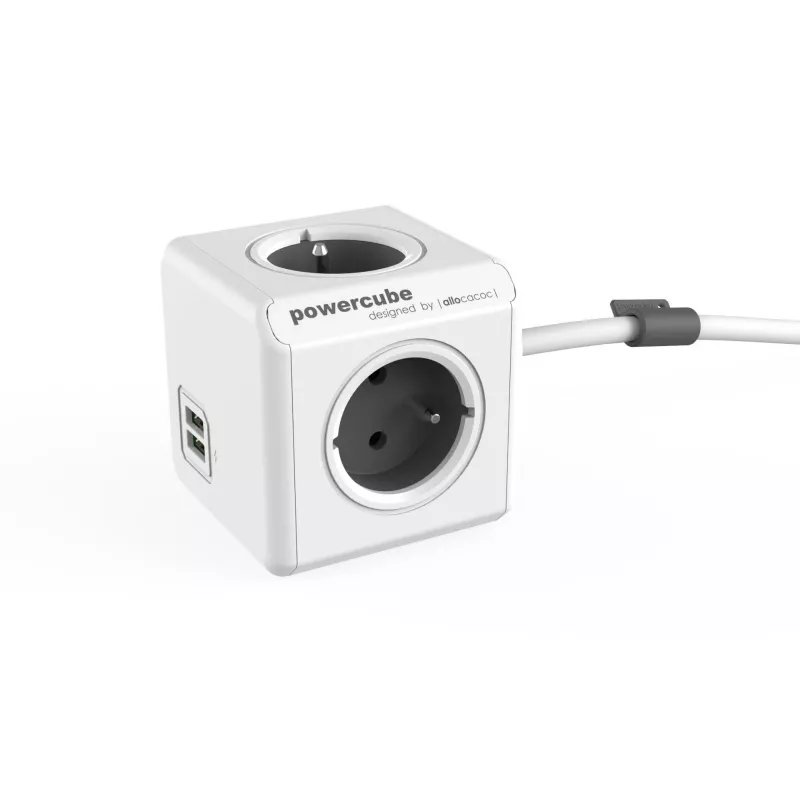 PowerCube USB Extended 1,5m 2402 pilka