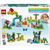 Žaislų rinkinys LEGO DUPLO Town Wild Animal Families 3-in-1 10446 — 92 dalys, amžius 2+, 200×220×340 mm