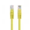 PATCHCORD Cat.5E UTP 1M Geltonas FLUKE PASSED LANBERG 10 vnt. pakuotė