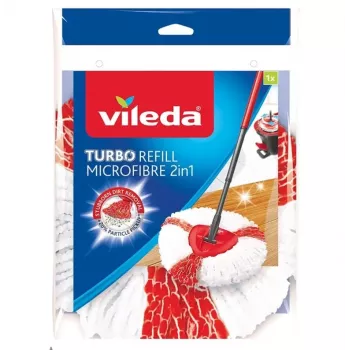 Mop galvutė Vileda Turbo 2in1 raudona balta