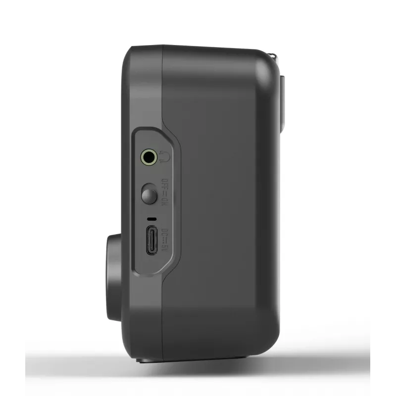 Radijo laikrodis BLAUPUNKT DR8BK — skaitmeninis žadintuvas su FM/DAB+, „Bluetooth 5.3“, 2 W, 1800 mAh, USB įkrovimas, juodas