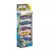 Metal Machines: 5 vnt. žaislinių automobilių rinkinys, 1:64, 1 serija - Asorti