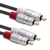 Garso kabelis Qoltec 52337 2 m 2 x RCA juodas