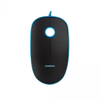 Optical pelė M111 BLUE-Juoda