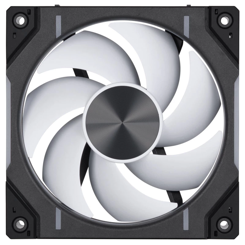 Phanteks D30 120 mm ARGB PWM korpuso ventiliatoriai – juodi, 3 vnt.