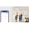 Dūmų detektorius EZVIZ CS-T4C — belaidis ZigBee, 3V ličio baterija, 87×35×87 mm, 85 dB, paviršinis montavimas, baltas
