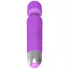 Klitorio masažuoklis Erolab Wand-M Purple, įkraunamas, atsparus vandeniui
